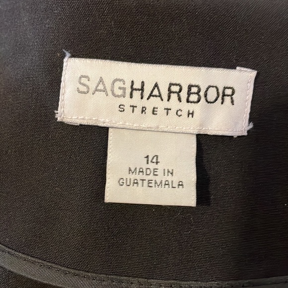 Sag Harbor Black 3/4 sleeve Blazer - Picture 6 of 7